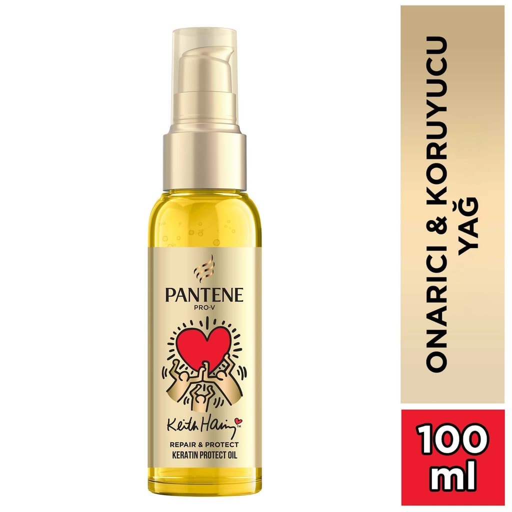 Pantene Keith Haring Keratin Yoğun Bakım Saç Yağı 100 ml