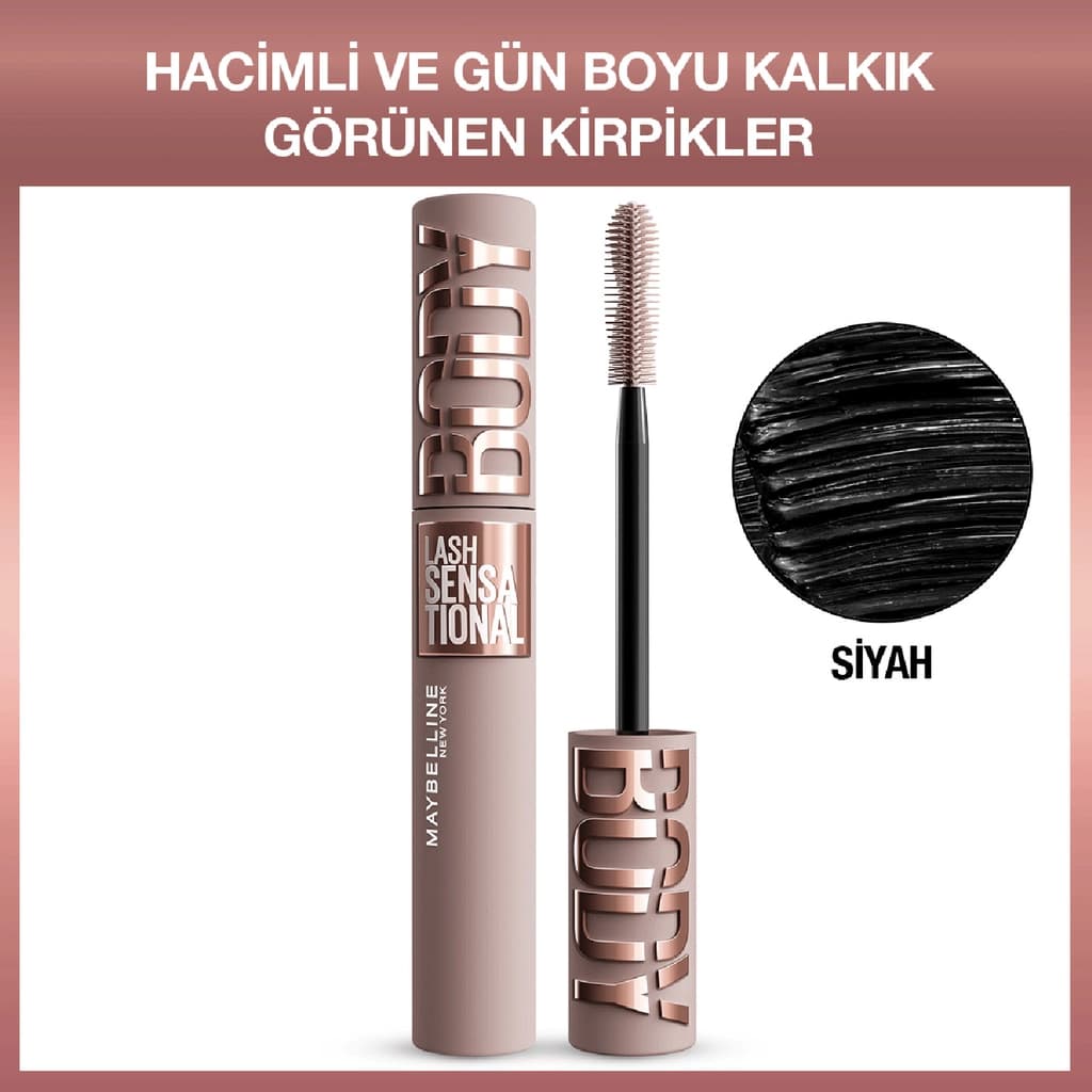 Maybelline New York Lash Sensational Body Siyah Maskara
