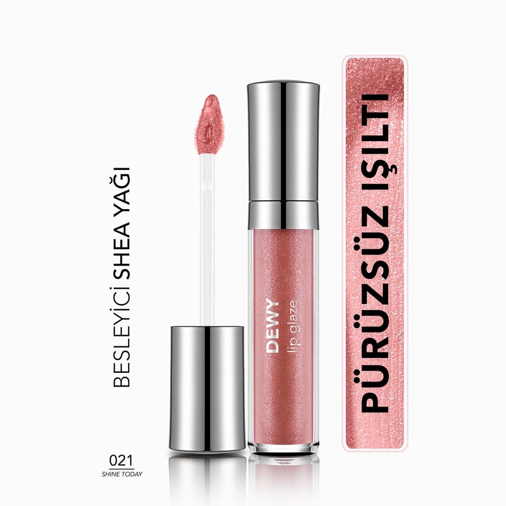 Flormar Dewy Lip Glaze Dudak Parlatıcısı 021 Shine Today